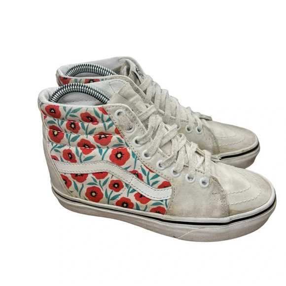Vans Project X Flower SK8-Hi Skate-Hi Women's Size 5.0 - Picture 8 of 10